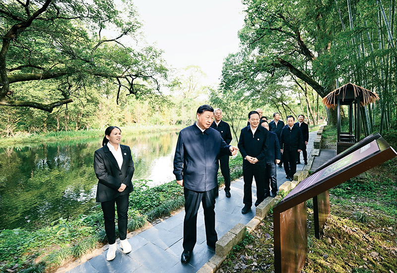 习近平：以美丽中国建设全面推进人与自然和谐共生的现代化