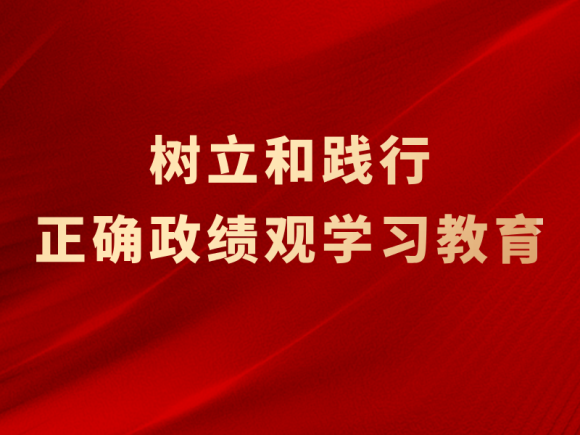 树立和践行正确政绩观学习教育